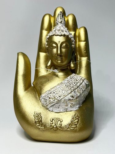 Buddha Kéz Aranyozott