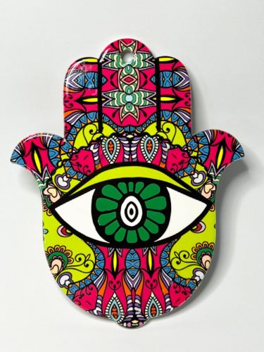 Hamsa Kéz Alátét, Dekoráció Magenta