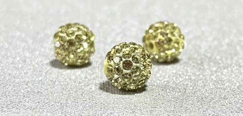 Shamballa Gyöngy 10mm - Arany