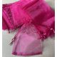 Organza tasak 10x15cm magenta