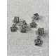 Charm korona 10x8mm 3db-os szett